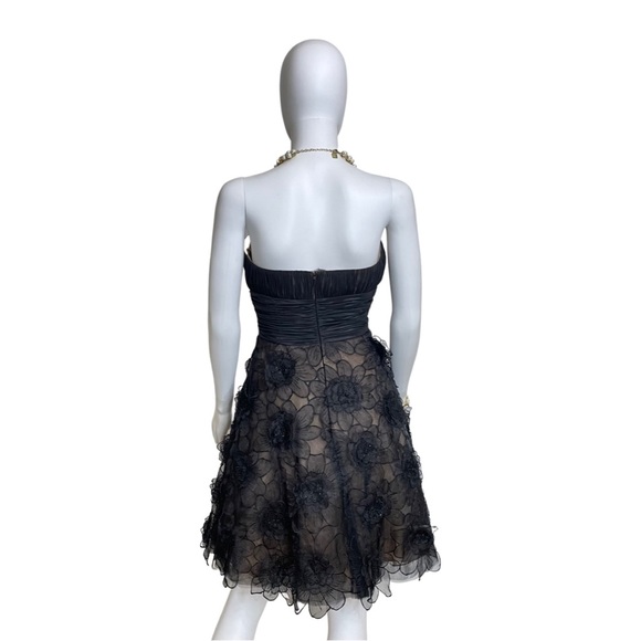 Jovani Lace Floral and Beaded Cocktail Dress - Size: 6 - Picture 2 of 7